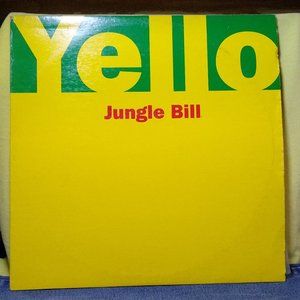 Yello Jungle Bill 1992 12 in single maxi mixes Gold stamp Promo Vinyl record
